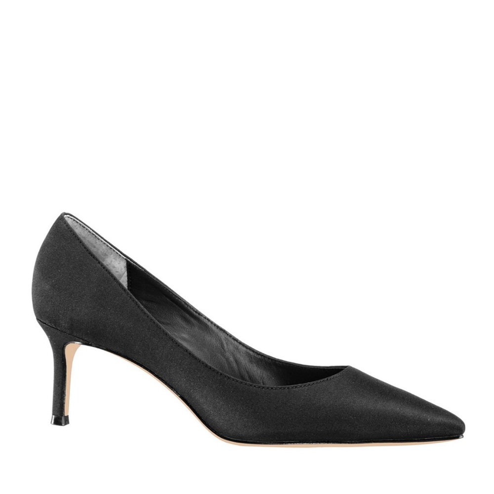 Women's Nina60 Evening Black Peau Pumps Size 7.5W